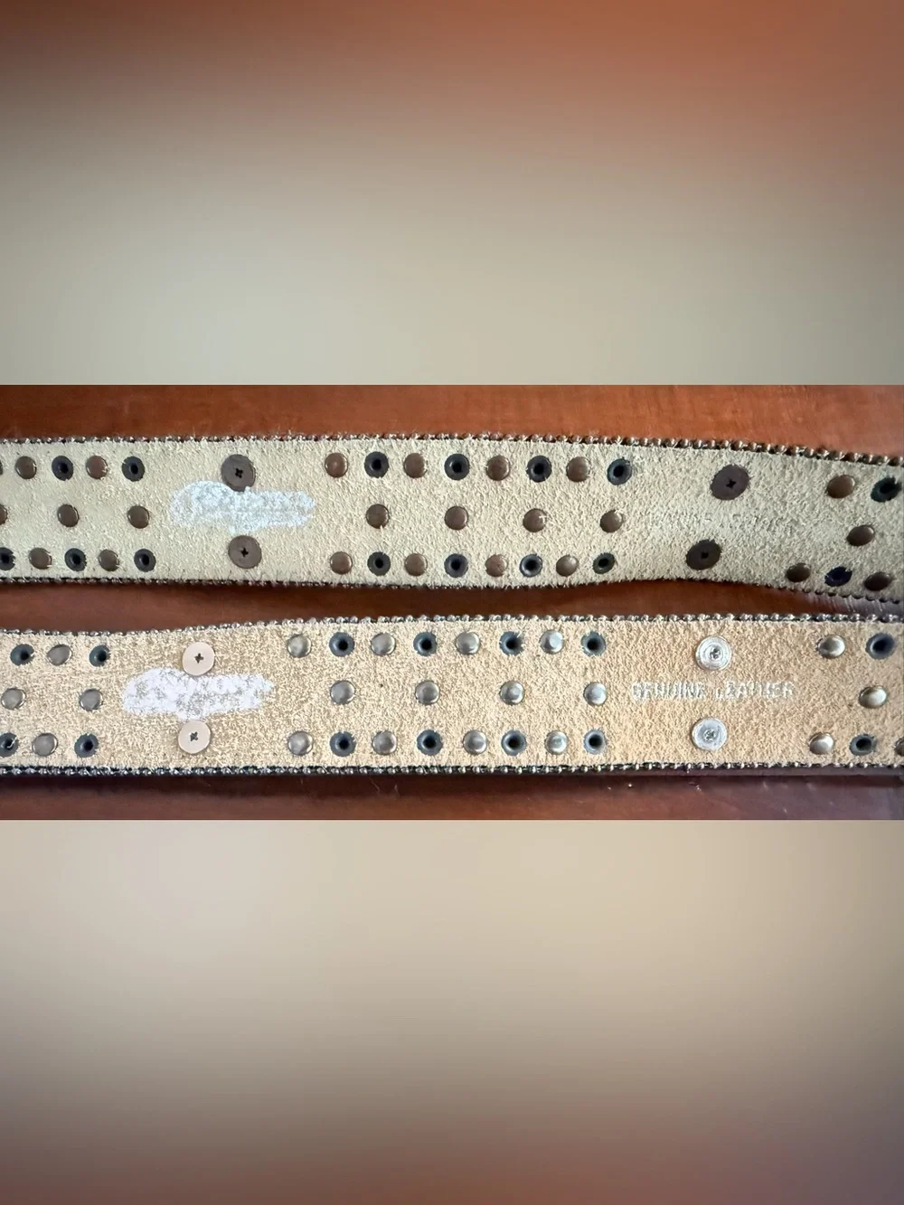 Nocona Zebra & Leopard Crystal-Embellished Belts with Yellow and Pink Stones